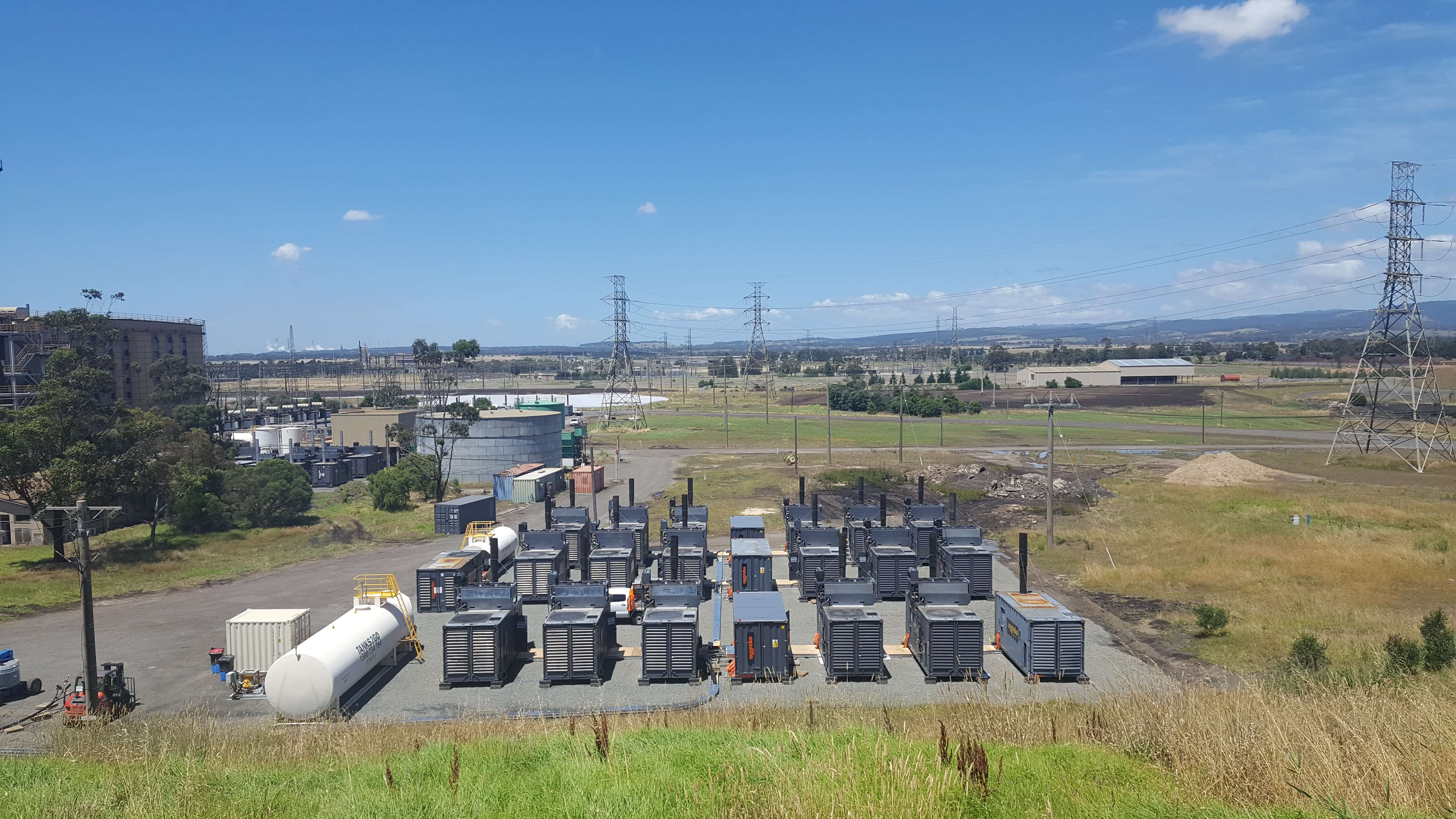Temporary Power Station at EBAC site