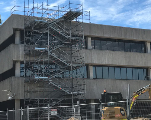 Port Of Sale Redevelopment scaffolding