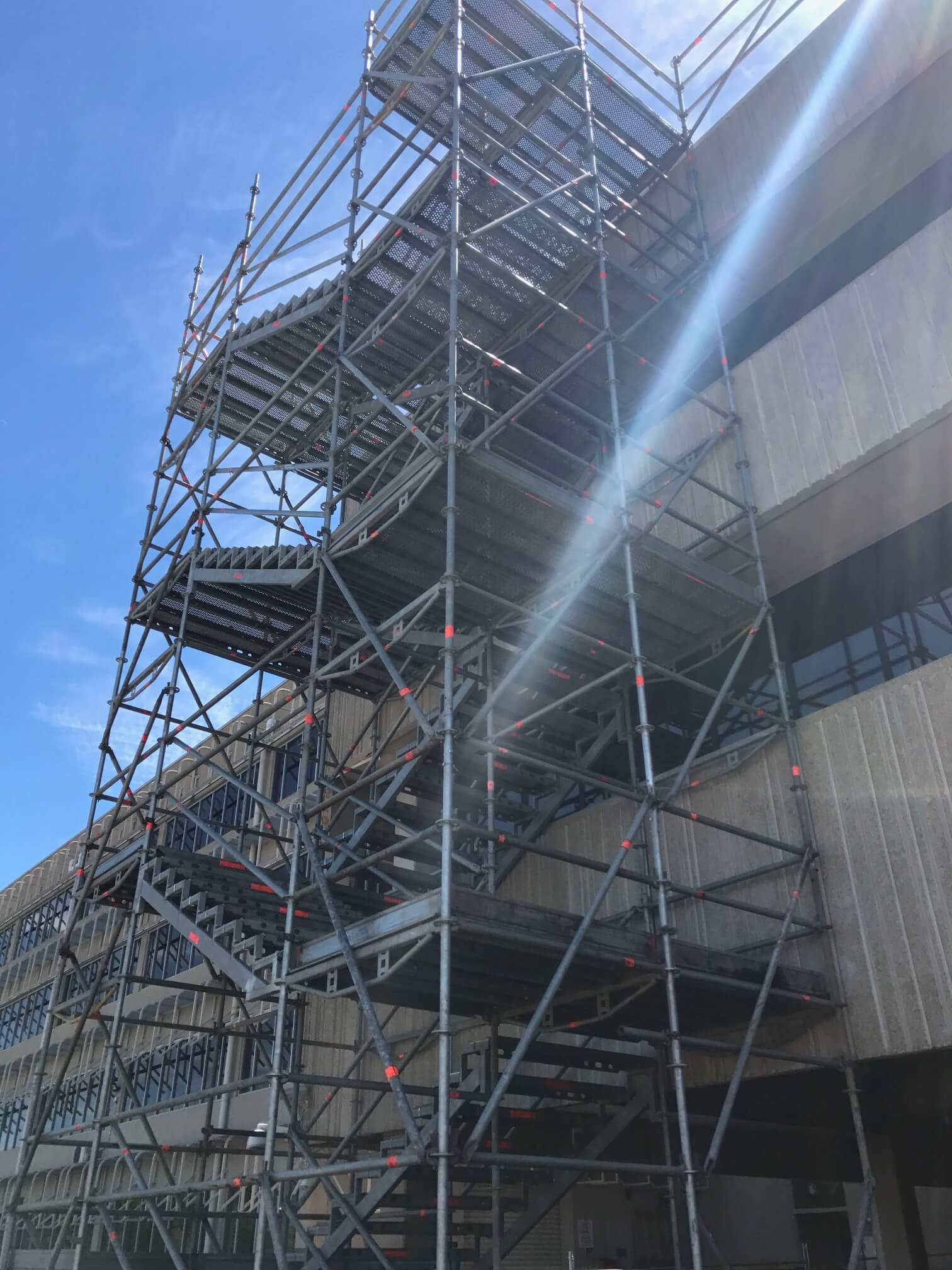 O&M Scaffold project at Port of Sale redevelopment